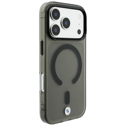 Etui BMW M IML Frosted Metal Logo & Trims MagSafe do iPhone 18 Pro / 17 Pro czarny