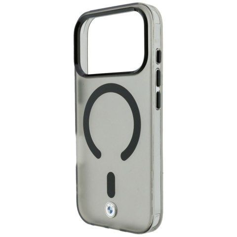Etui BMW M IML Frosted Metal Logo & Trims MagSafe do iPhone 18 Pro / 17 Pro czarny