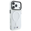 Etui BMW M IML Frosted Metal Logo & Trims MagSafe do iPhone 18 Pro / 17 Pro przezroczysty