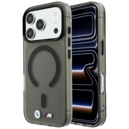 Etui BMW M IML Frosted Metal Logo & Trims MagSafe do iPhone 18 Pro Max / 17 Pro Max czarny