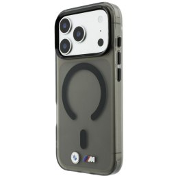 Etui BMW M IML Frosted Metal Logo & Trims MagSafe do iPhone 18 Pro Max / 17 Pro Max czarny