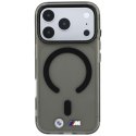 Etui BMW M IML Frosted Metal Logo & Trims MagSafe do iPhone 18 Pro Max / 17 Pro Max czarny
