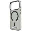 Etui BMW M IML Frosted Metal Logo & Trims MagSafe do iPhone 18 Pro Max / 17 Pro Max czarny