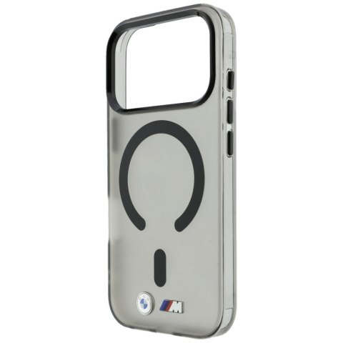 Etui BMW M IML Frosted Metal Logo & Trims MagSafe do iPhone 18 Pro Max / 17 Pro Max czarny