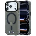 Etui BMW M IML Glossy Metal Logo & Trims MagSafe do iPhone 18 Pro Max / 17 Pro Max czarny