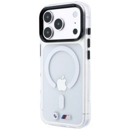 Etui BMW M IML Glossy Metal Logo & Trims MagSafe do iPhone 18 Pro Max / 17 Pro Max przezroczysty
