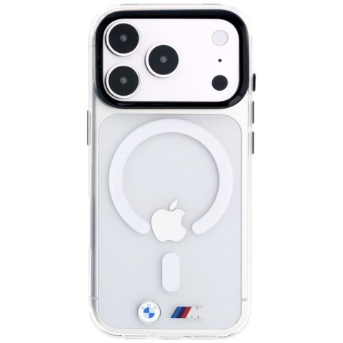 Etui BMW M IML Glossy Metal Logo & Trims MagSafe do iPhone 18 Pro Max / 17 Pro Max przezroczysty