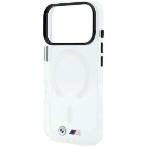 Etui BMW M IML Glossy Metal Logo & Trims MagSafe do iPhone 18 Pro Max / 17 Pro Max przezroczysty