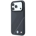 Etui BMW M Tire Track with Silver Line MagSafe do Iphone 18 Pro/ 17 Pro antracytowy