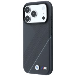 Etui BMW M Tire Track with Silver Line MagSafe do Iphone 18 Pro/ 17 Pro antracytowy