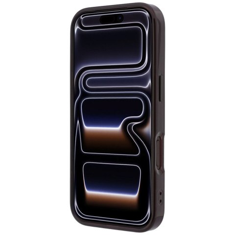 Etui BMW Sign Frosted IML & Metal Logo MagSafe do iPhone 18 Pro / 17 Pro burgundowy