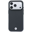 Etui BMW Kevlar Metal Logo MagSafe do iPhone 18 Pro / 17 Pro antracytowy