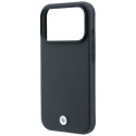 Etui BMW Kevlar Metal Logo MagSafe do iPhone 18 Pro / 17 Pro antracytowy