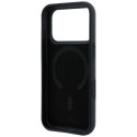 Etui BMW Kevlar Metal Logo MagSafe do iPhone 18 Pro / 17 Pro antracytowy