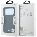 Etui BMW Kevlar Metal Logo MagSafe do iPhone 18 Pro / 17 Pro antracytowy