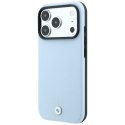 Etui BMW Kevlar Metal Logo MagSafe do iPhone 18 Pro Max / 17 Pro Max niebieski