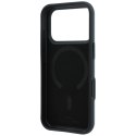Etui BMW Kevlar Metal Logo MagSafe do iPhone 18 Pro Max / 17 Pro Max niebieski