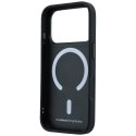 Etui BMW Kevlar Ring Stand 360 MagSafe do iPhone 18 Pro Max / 17 Pro Max niebieski