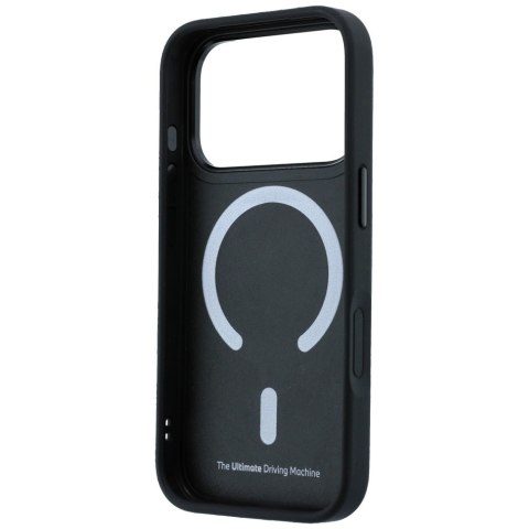 Etui BMW Kevlar Ring Stand 360 MagSafe do iPhone 18 Pro Max / 17 Pro Max niebieski