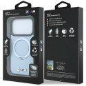Etui BMW Kevlar Ring Stand 360 MagSafe do iPhone 18 Pro Max / 17 Pro Max niebieski