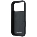 Etui BMW M Quadrille Kevlar Metal Logo MagSafe do iPhone 18 Pro Max / 17 Pro Max granatowy