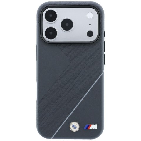 Etui BMW M Tire Track with Silver Line MagSafe do Iphone 18 Pro Max / 17 Pro Max antracytowy