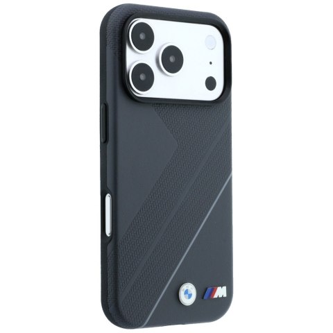 Etui BMW M Tire Track with Silver Line MagSafe do Iphone 18 Pro Max / 17 Pro Max antracytowy