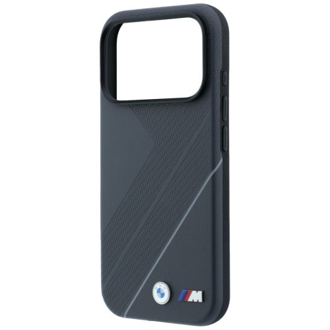 Etui BMW M Tire Track with Silver Line MagSafe do Iphone 18 Pro Max / 17 Pro Max antracytowy