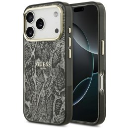 Etui Guess Python Pattern MagSafe doiPhone 18 Pro / 17 Pro czarny