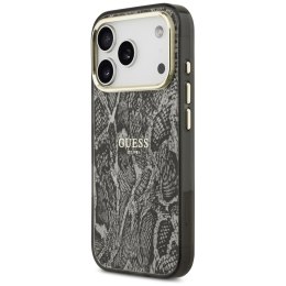 Etui Guess Python Pattern MagSafe doiPhone 18 Pro / 17 Pro czarny