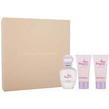 Amo Ferragamo Flowerful Gift set EDT 50 ml, body lotion 50 ml and shower gel 50 ml