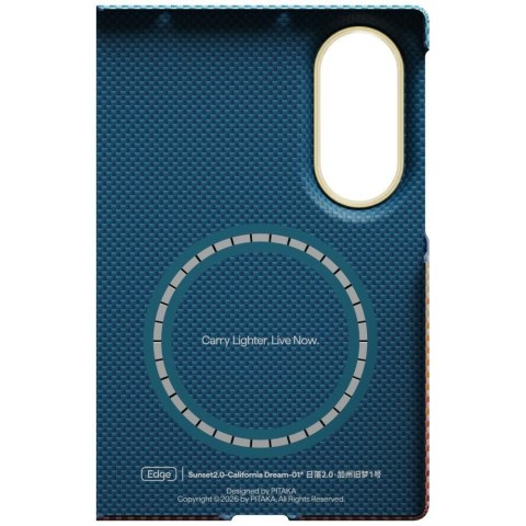 Etui PITAKA California Dream 01 Edge Case do Samsung Galaxy Z Fold8 sunset