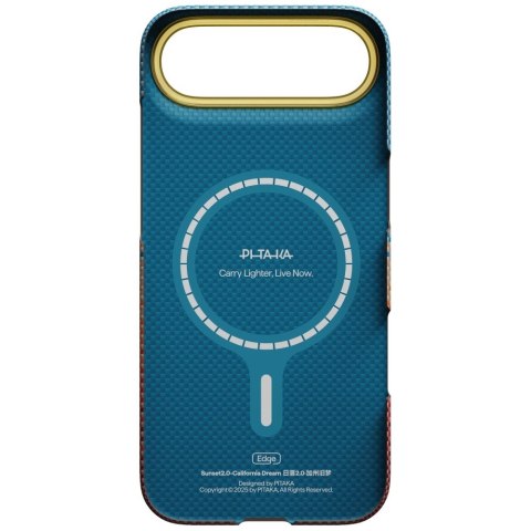 Etui PITAKA Edge Case California Dream 01 do iPhone Air sunset