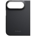 Etui PITAKA Edge Case MagSafe do iPhone Duo czarno-szary