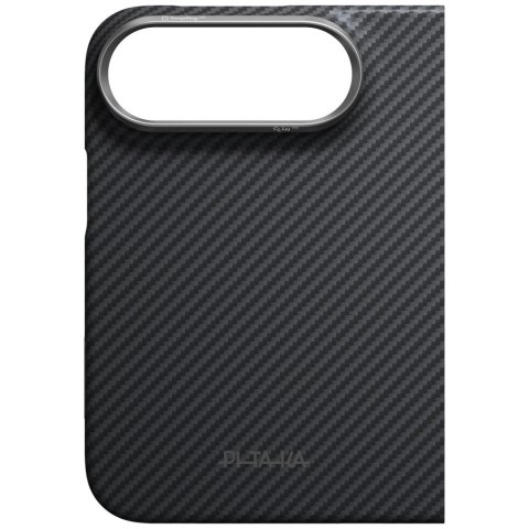 Etui PITAKA Edge Case MagSafe do iPhone Duo czarno-szary