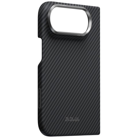 Etui PITAKA Edge Case MagSafe do iPhone Duo czarno-szary