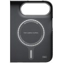 Etui PITAKA Edge Case MagSafe do iPhone Duo czarno-szary