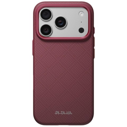 Etui PITAKA Summa Case MagSafe do iPhone 18 Pro / 17 Pro burgundowy