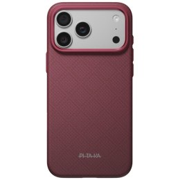 Etui PITAKA Summa Case MagSafe do iPhone 18 Pro Max / 17 Pro Max burgundowy