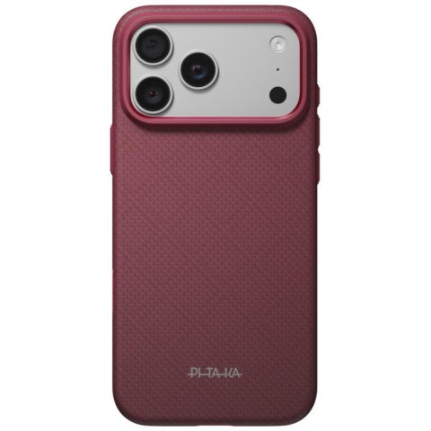 Etui PITAKA Summa Case MagSafe do iPhone 18 Pro Max / 17 Pro Max burgundowy