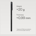 Etui PITAKA Ultra-Slim MagSafe do iPhone 17 czarno szary