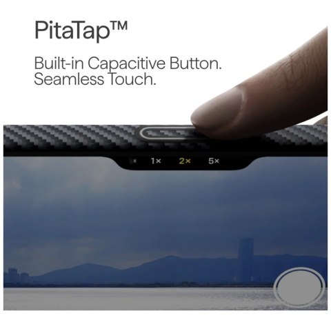 Etui PITAKA Ultra-Slim MagSafe do iPhone 17 czarno szary