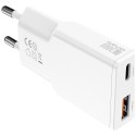 Ładowarka sieciowa 4smarts PDPlug Duos Slim 30W GaN USB-C, USB-A biały