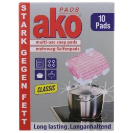 Ako Classic Pads Nawilżone Gąbki Czyszczące 10 szt.