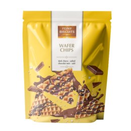 Feiny Biscuits Chipsy Waflowe z Kakao i Kryształkami Soli 70 g