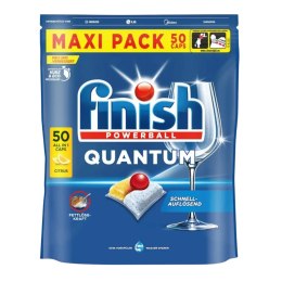 Finish Powerball Quantum Citrus All in 1 Maxi Pack Tabletki do Zmywarki 50 szt.