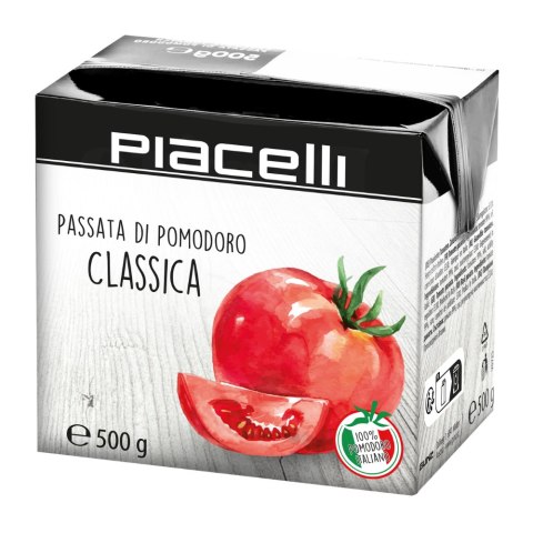 Piacelli Passata di Pomodoro Klasyczna Passata Pomidorowa 500 g