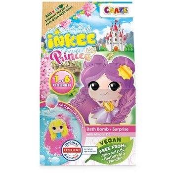 INKEE Princess Bath Fizzer - kula do kąpieli z niespodzianką