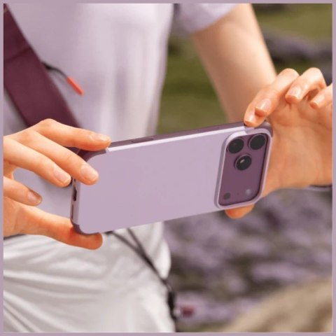 Etui Moft Color-blocking Snap do iPhone 18 Pro / 17 Pro peony - cheery laquer