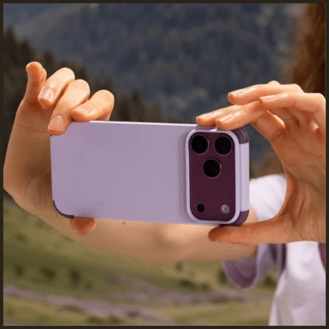 Etui Moft Color-blocking Snap do iPhone 18 Pro / 17 Pro peony - cheery laquer